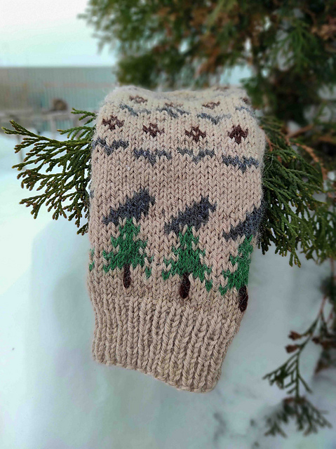 Mini Ravens Mittens