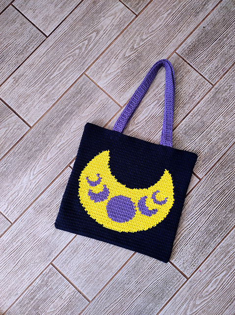 Moon Phase Tote Bag