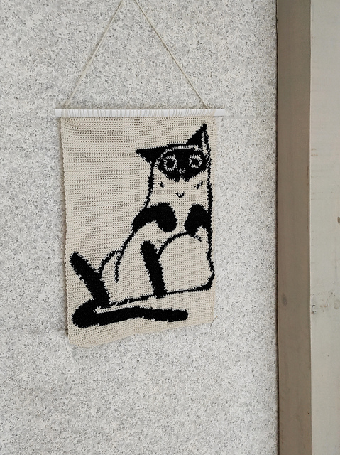 Cute Cat Wall Hanging
