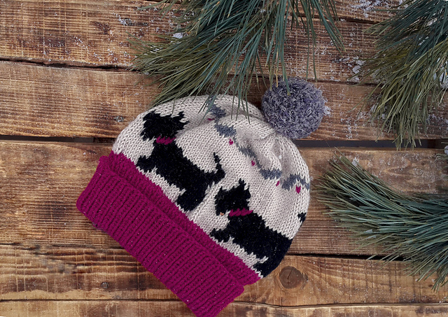 Cute Schnauzer or Scottie hat