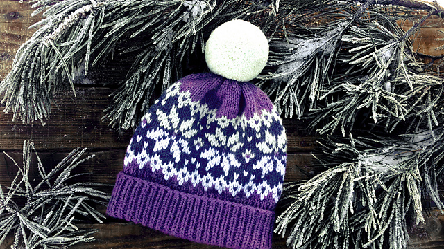 Cute Snowflakes hat