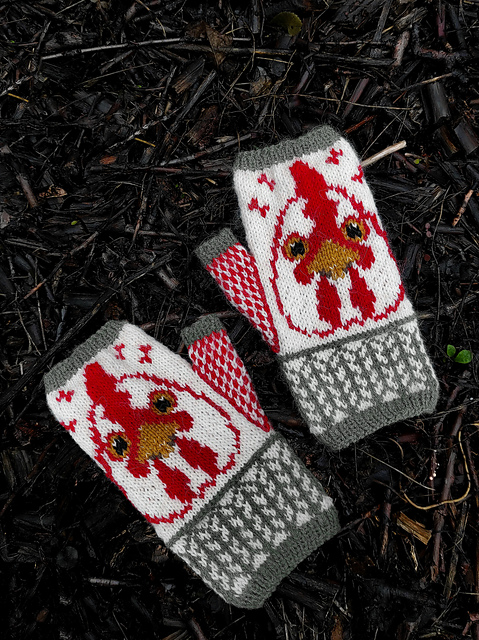 Chicken Head Mitts