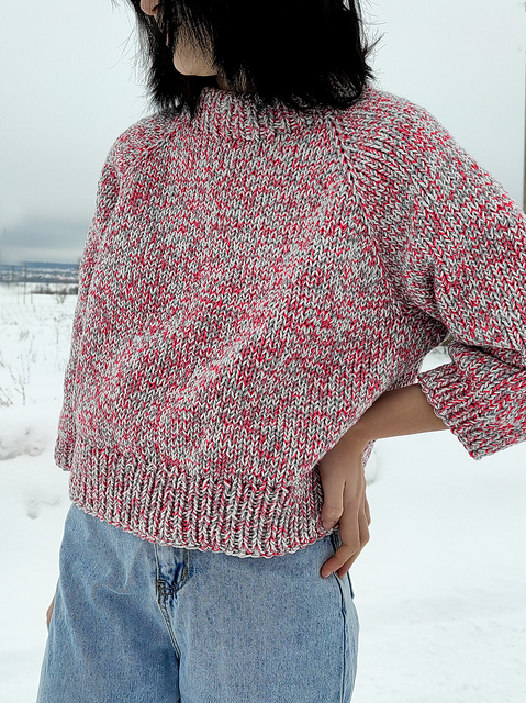 Marshmallow Glitter Sweater