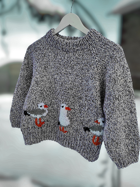 Beach Chicken Sweater