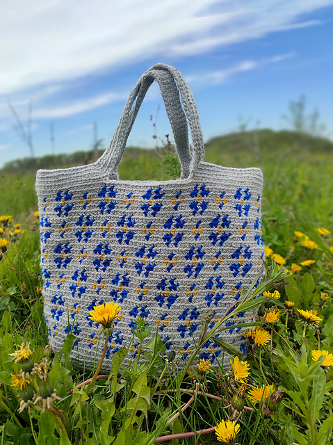 Forget Me Not Flowers Bag
