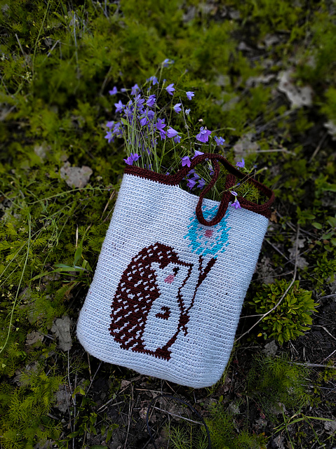 Hedgehog with a Dandelion BAG