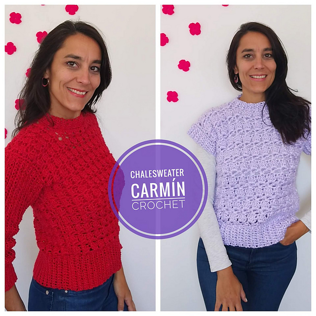 ChaleSweater Carmín
