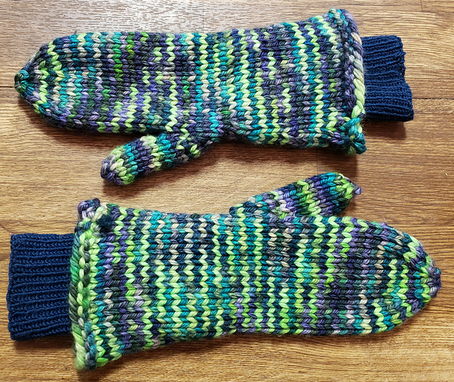 Double Cuff Mitts