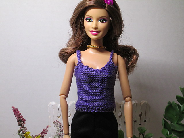 #0007 Brown Top and Yellow Skirt