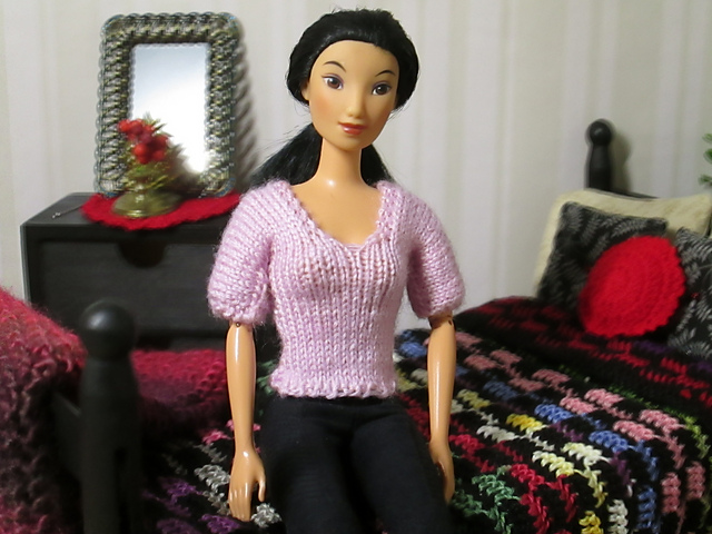 #0073 Gold Top and Black Pants