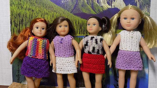 Mini AG/Lori Top & Skirts
