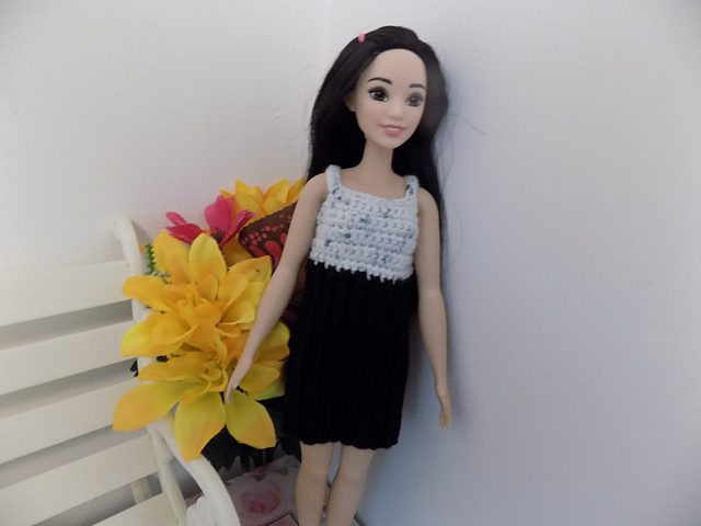 Ribbed Dress for My 1st Barbie