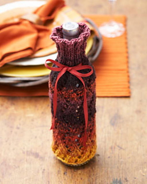 Thankful Thursday Wine Cozy