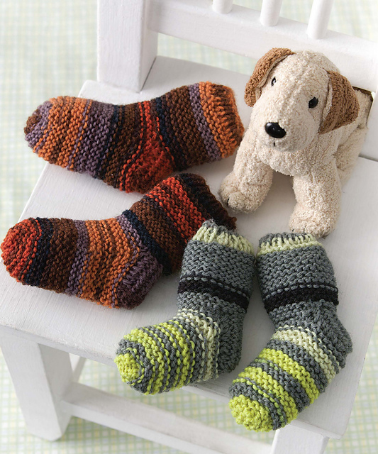 Simple Stripey Socks