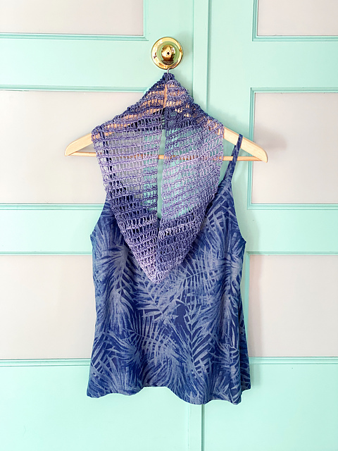 Tunisian Loopy Knot Scarf