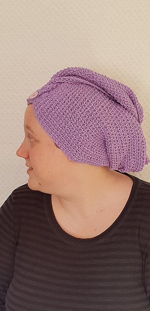 Tunisian Waffle Head Towel