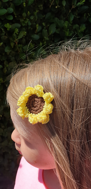 Sunflower Hair Clip