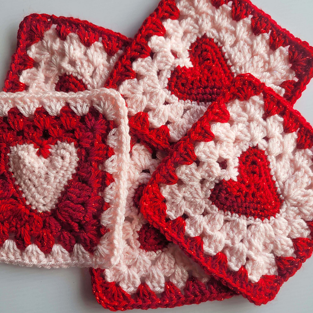 Sweetheart Granny Square