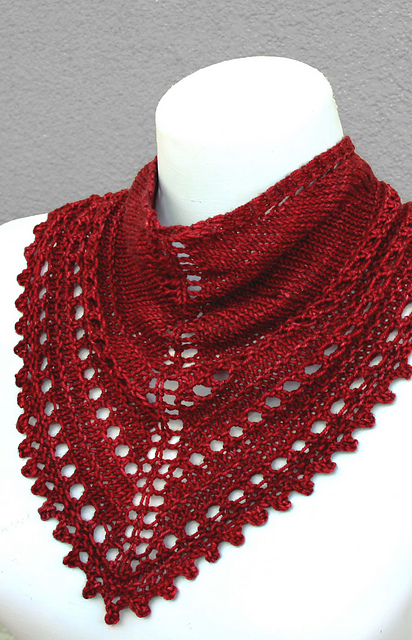 Picot Bind-Off Kerchief