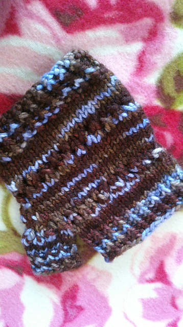Purple Days Fingerless Mitts