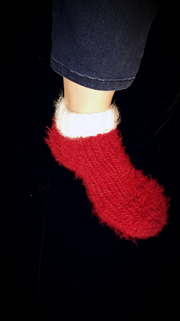 Last Minute Xmas Slipper Socks