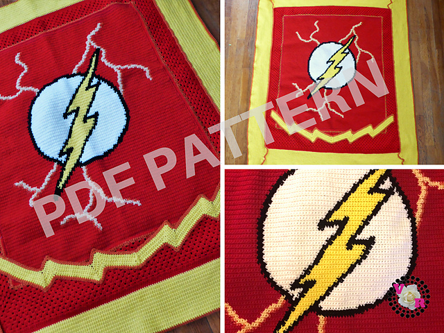 Flash Crochet Blanket
