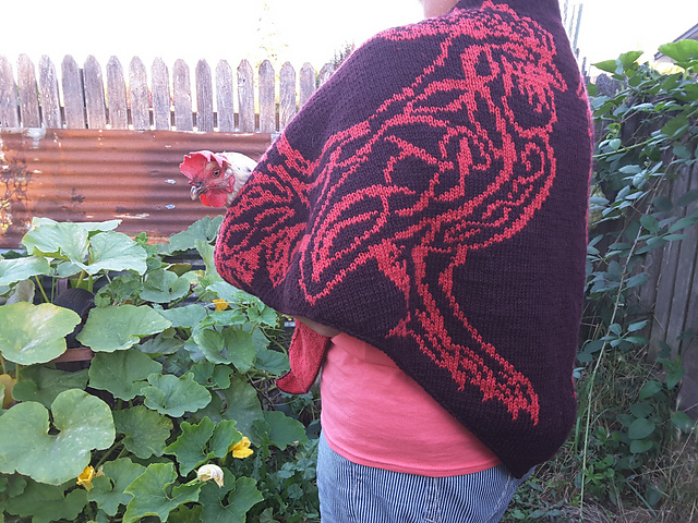 Celtic Chicken Shawl