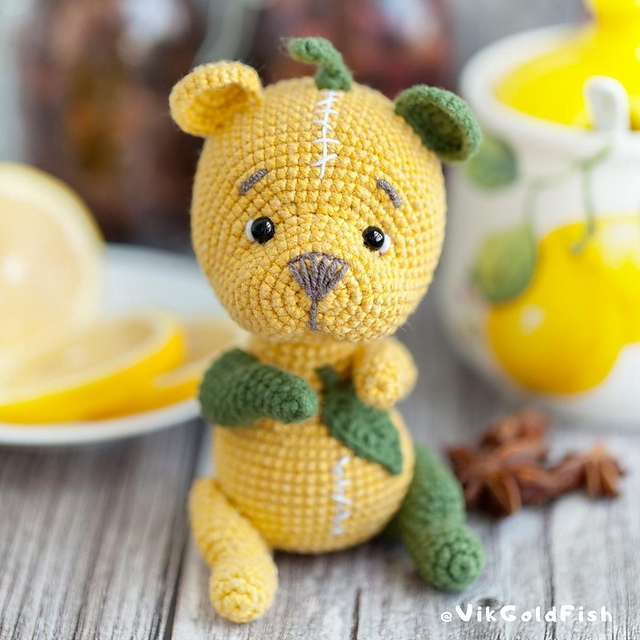 Bear Lemon Amigurumi