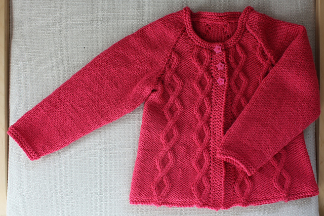 Cable Panel Cardigan