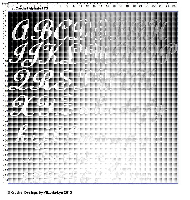 Ravelry: Alphabet 3 pattern by Viktoria-Lyn ravelry-alphabet-3-pattern-by-viktoria-lyn
