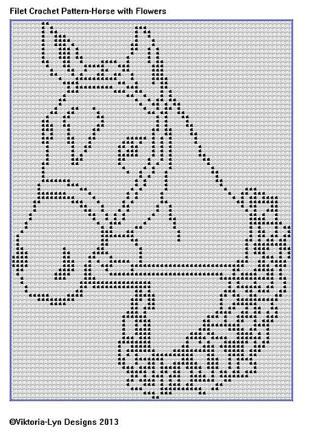 Horse with Flowers