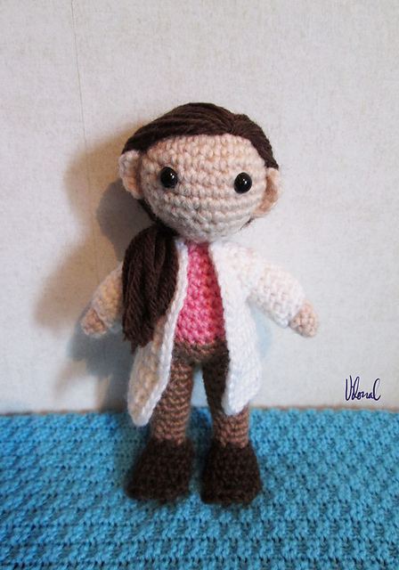 Crocheted Pathologist