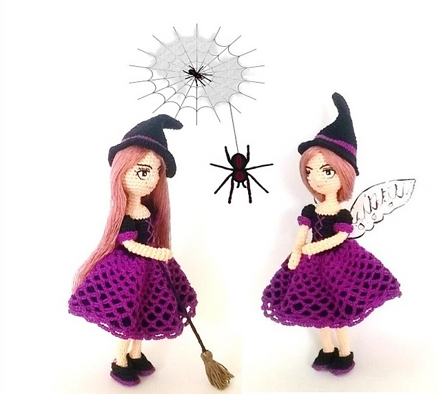 Witch Fairy doll amigurumi