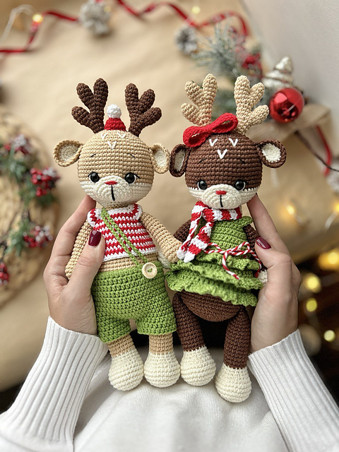 Reindeer Amigurumi Toy