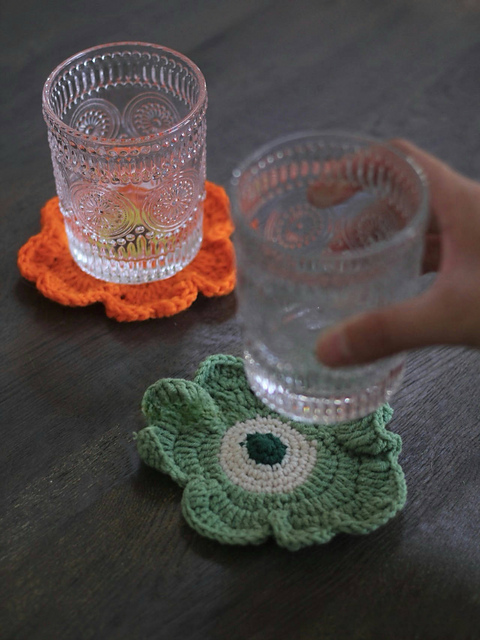 Common Poppy Coaster