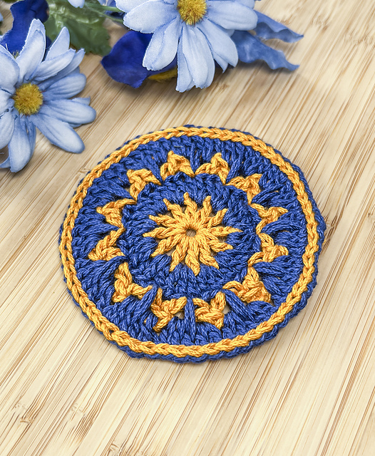BLUE ANEMONE Coaster