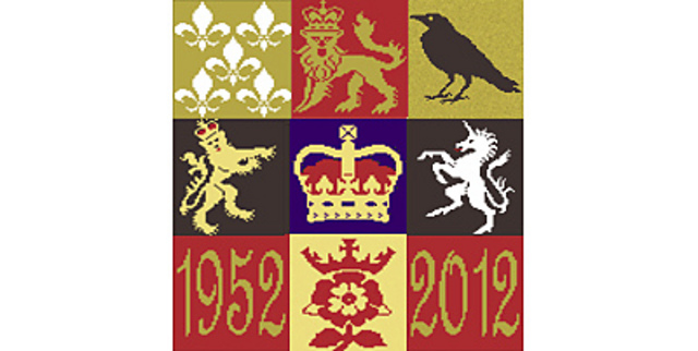 Diamond Jubilee Patchwork Cushion or Blanket