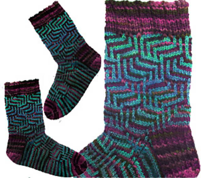 Falling Water Socks
