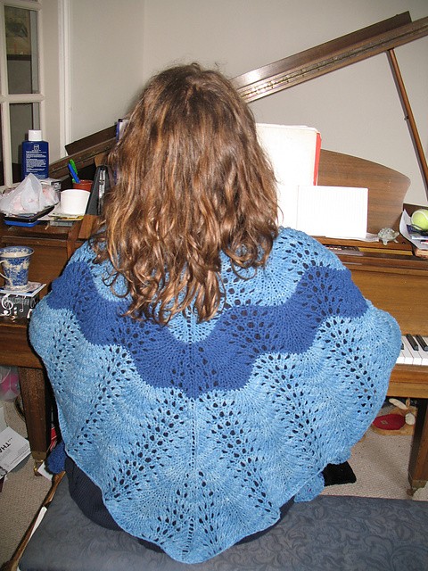 Waving not Drowning Kimono Shawl