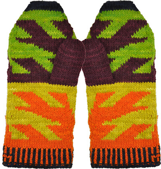 Zed Curve Mittens