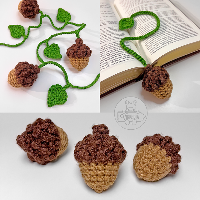 Acorn Bookmark & Garland Set