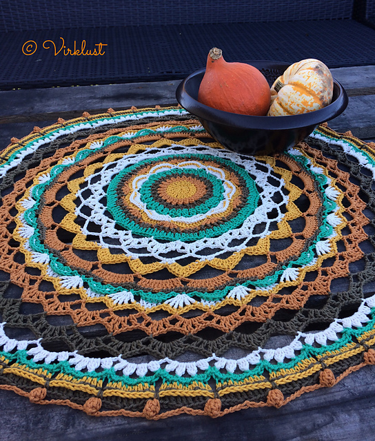 コリンシアン　XL マラドーナ Ravelry: XL Mandala pattern by Karin Åshammar/Virklust