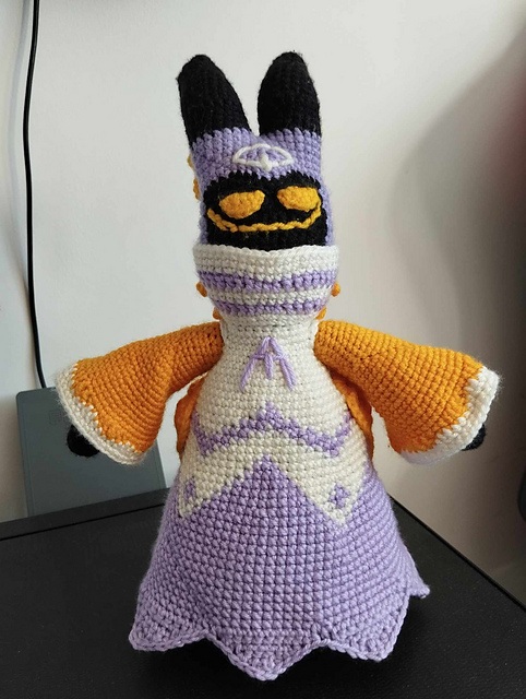 Ravelry: Adam from Hazbin Hotel pattern by Katarzyna Kubasik