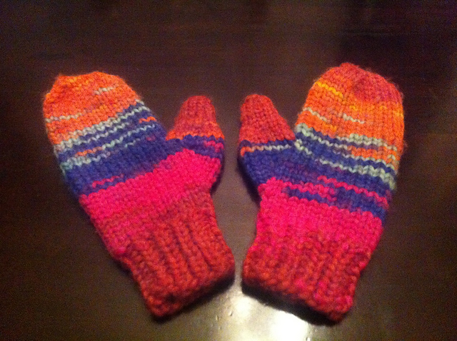 Quick fix chunky mitts