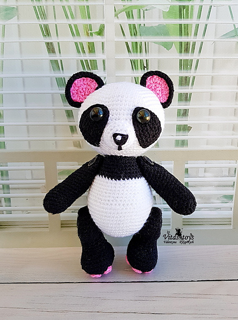Bear panda cute Amigurumi