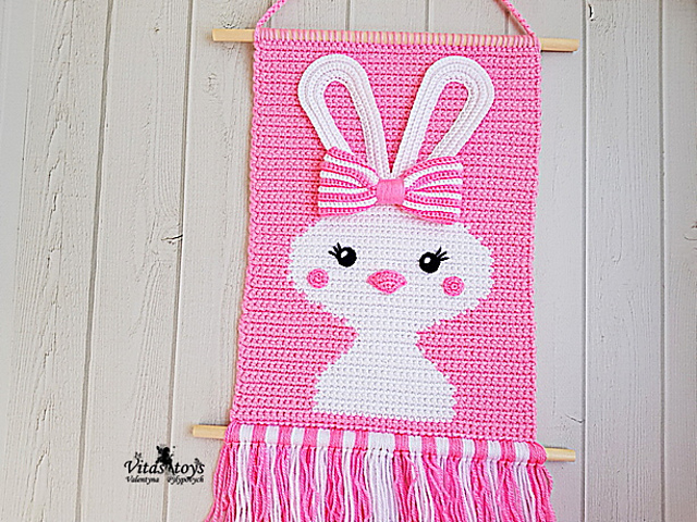 Wall Hanging Panel Bunny