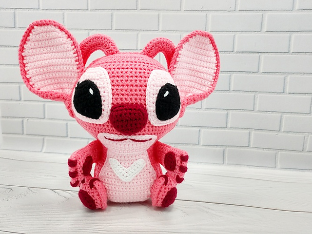 Plush Stitch Tejido A Crochet Angel Stitch Amigurumi Pattern By