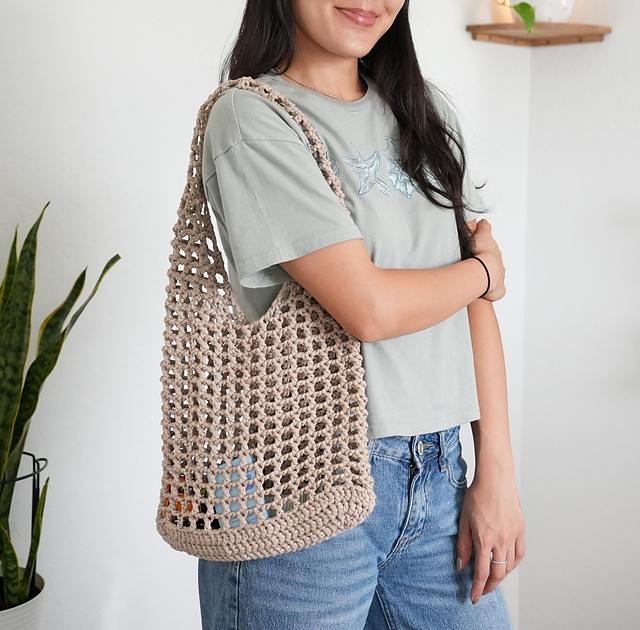 Chunky Mesh Tote Bag