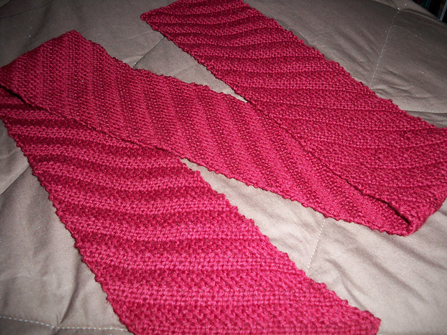 Tilted Ribby Scarf