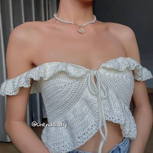 Ruffle Bralette Top